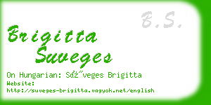 brigitta suveges business card